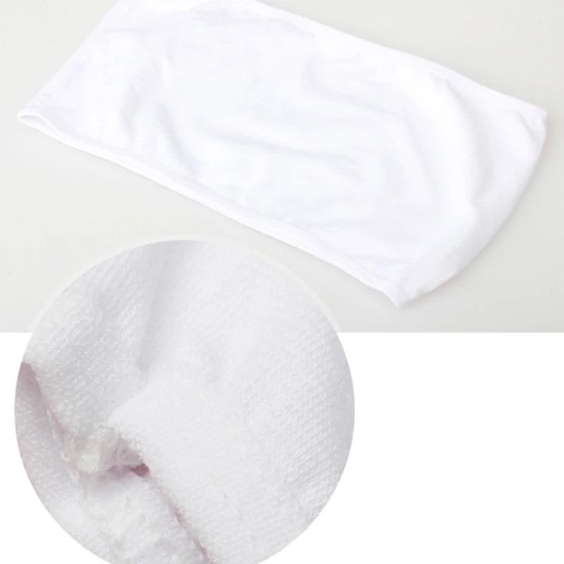 Летний женский Сексуальный Топ без бретелек рукавов бюстгальтер для девушек