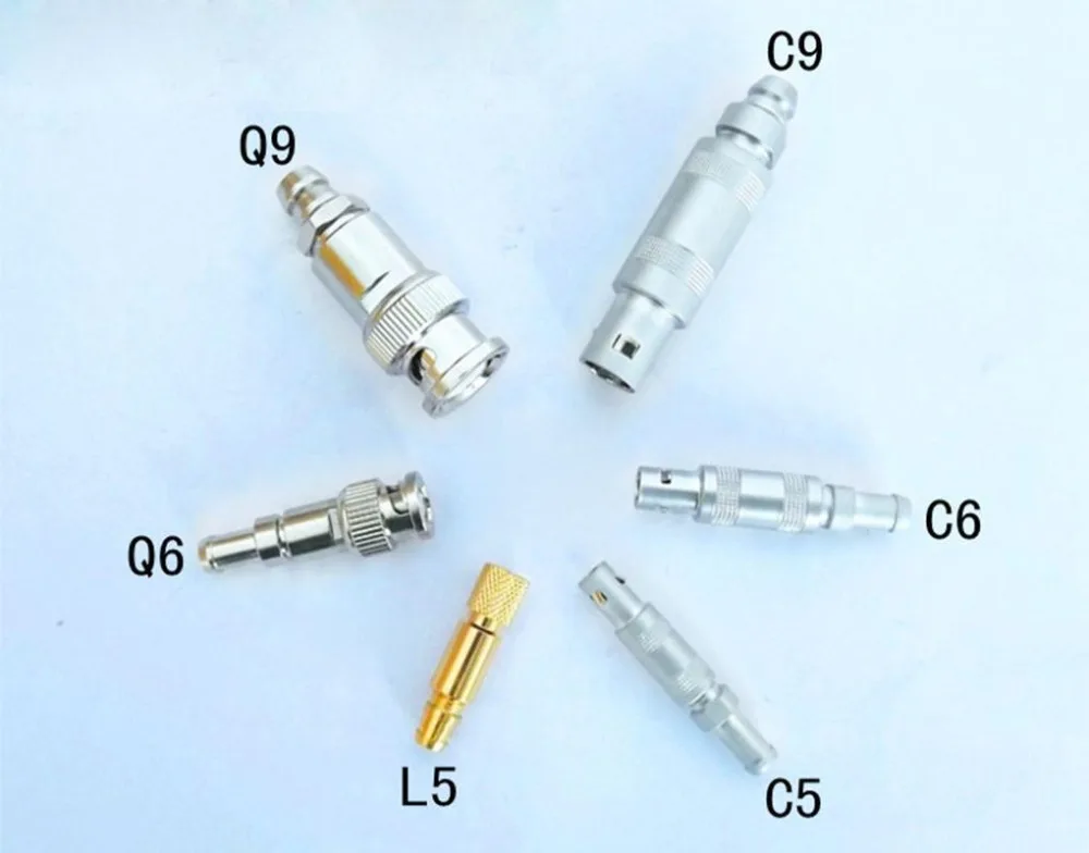 Двойной Дефектоскоп Кабель для измерения уровня LEMO 00 to Krautkramer 2C5-2C5