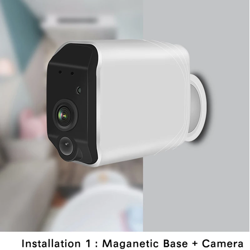 1080P Full HD батарея уличная камера беспроводная WiFi батарея ip-камера двухсторонняя аудио перезаряжаемая камера безопасности