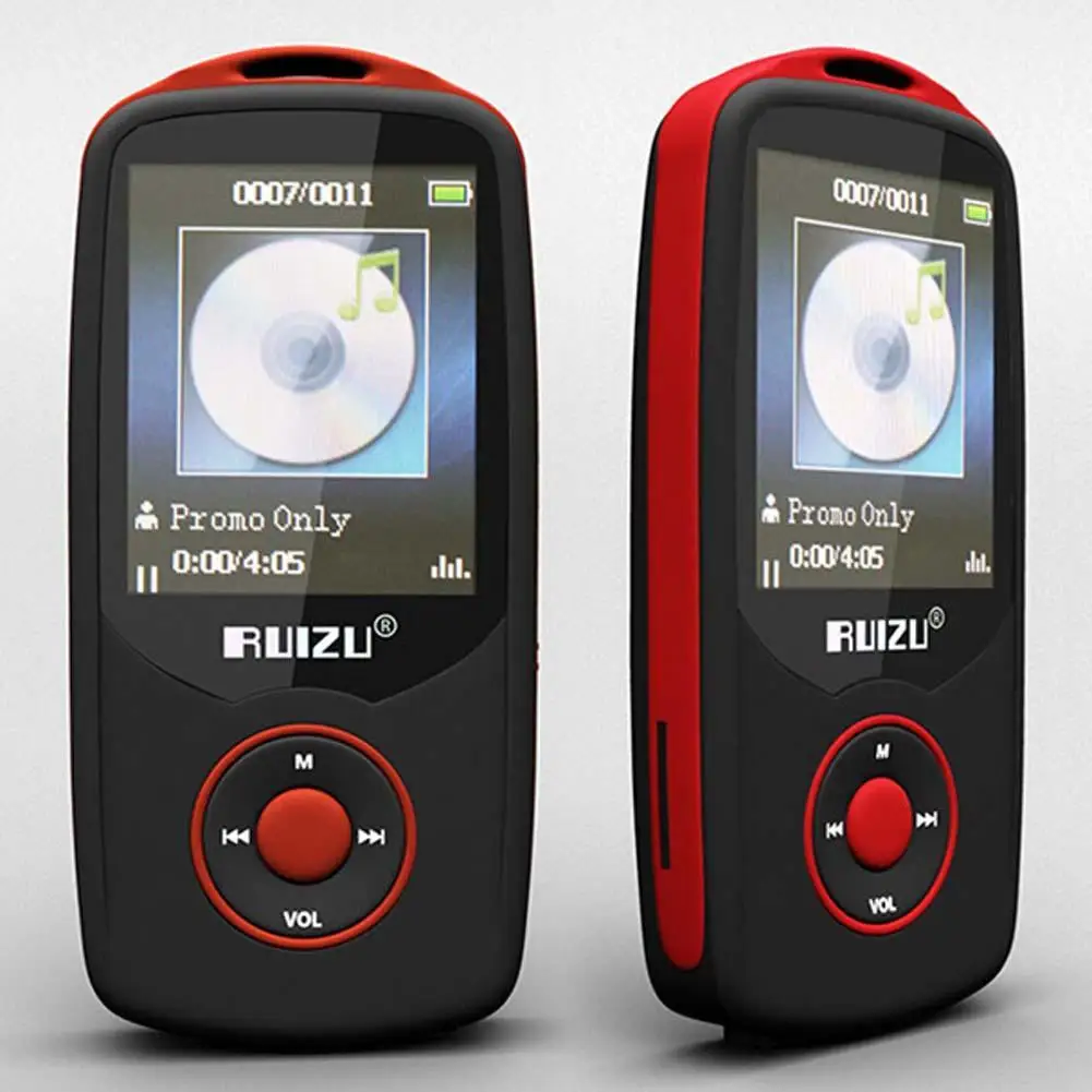 RUIZU X06 MP3 плеер 4 Гб 0 спортивный с плеером 70 часов высокое качество без потерь