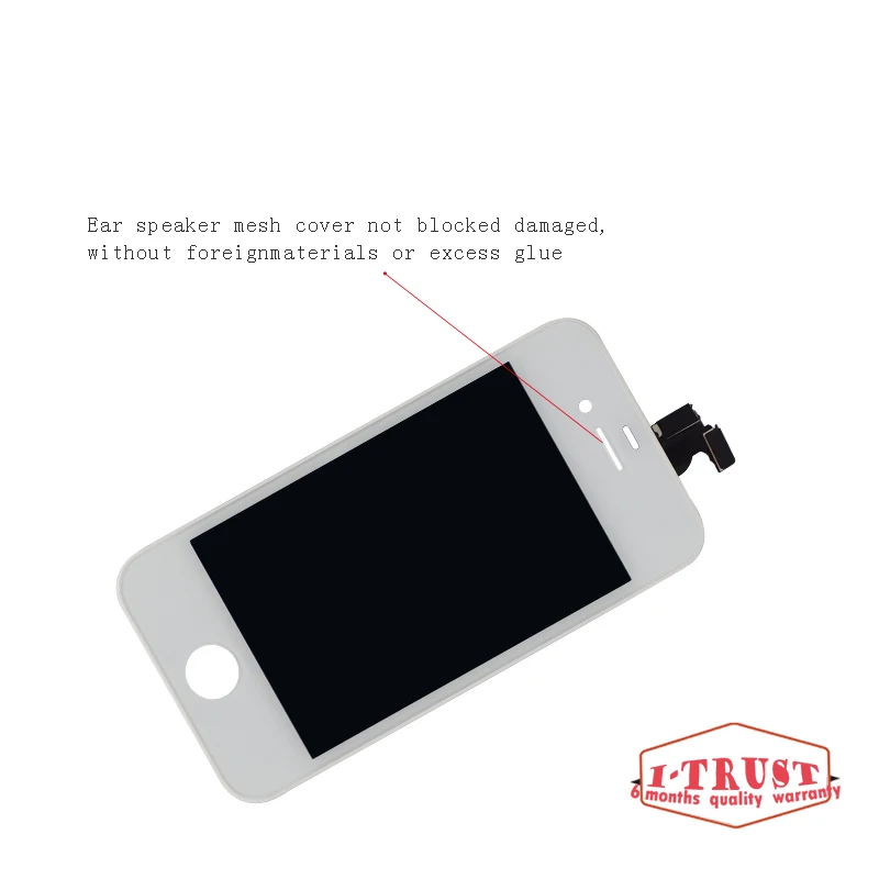 Для iPhone 4 CDMA черный дисплей ЖК с сенсорным экраном дигитайзер замена и рамка