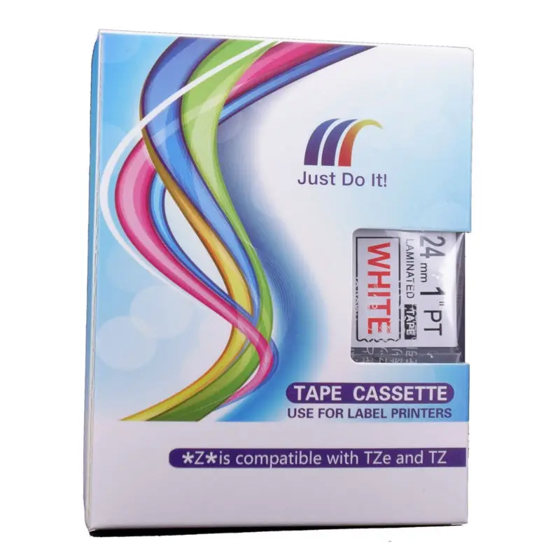 Molshine 5 шт. tze252 label Клейкие ленты совместимый для брата tze 252 tz tz252 красный на белый