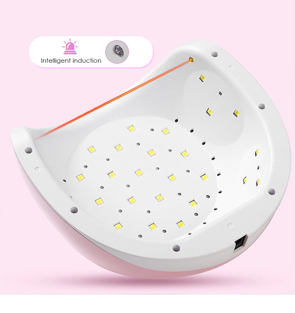Smart5 72W UV LED Nail Lamp Gel Nail Polish Dryer with Screen Nails Art Gel Curing Light Anti Over-Heat Electric Nail Dryer