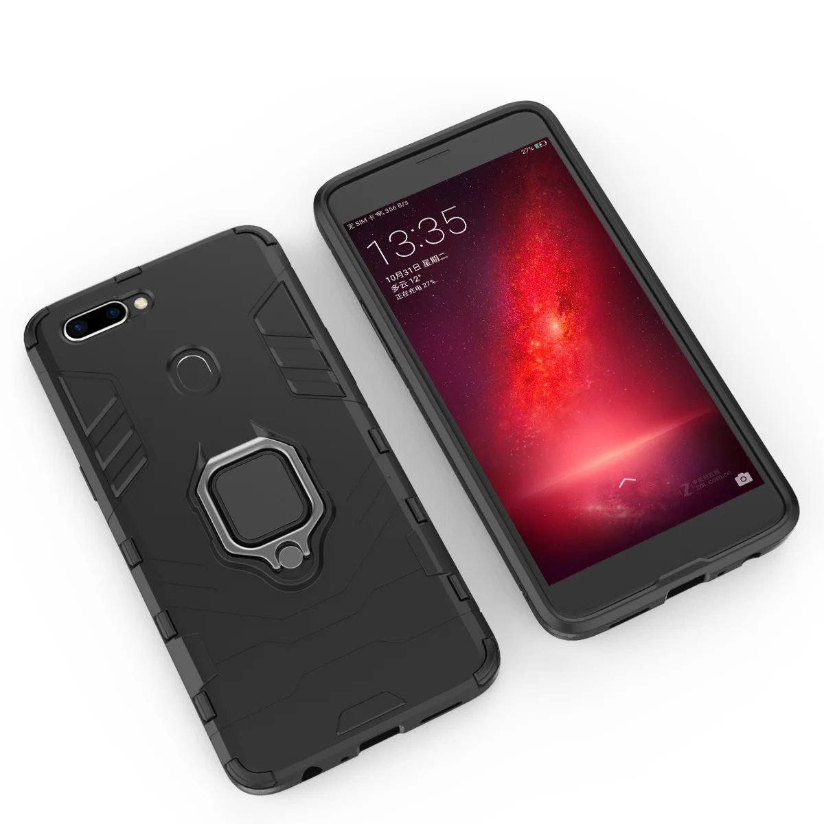For Oppo A73 A79 A83 phone Case Stand Holder TPU&ampPC Hard Silicone Dual Armor Cover for oppo R11 R11plus R11S R11Splus R15 |