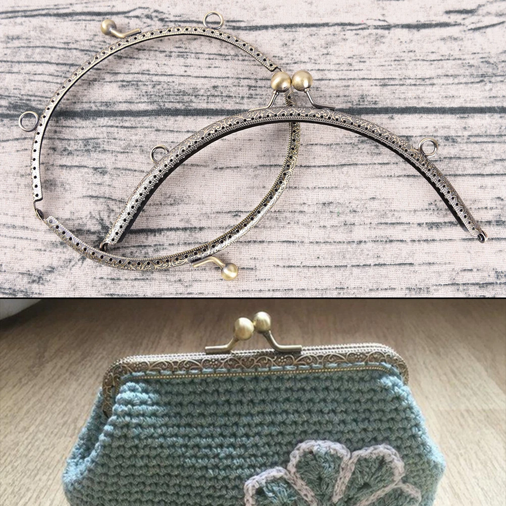 Новинка 7 размеров сделай сам античная латунь металлическая рамка для кошелька