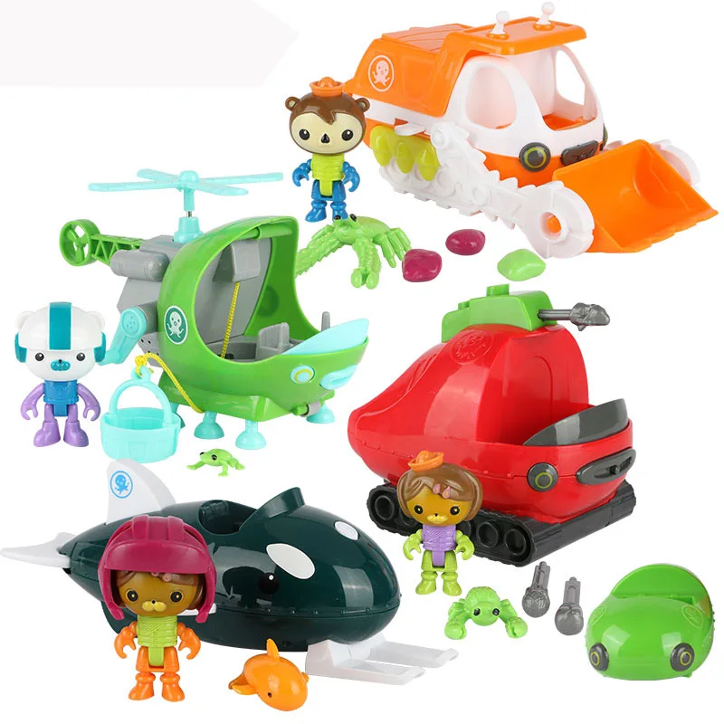 Octonauts ТВ транспортные средства спасательная лодка корабль игрушки с фигурки