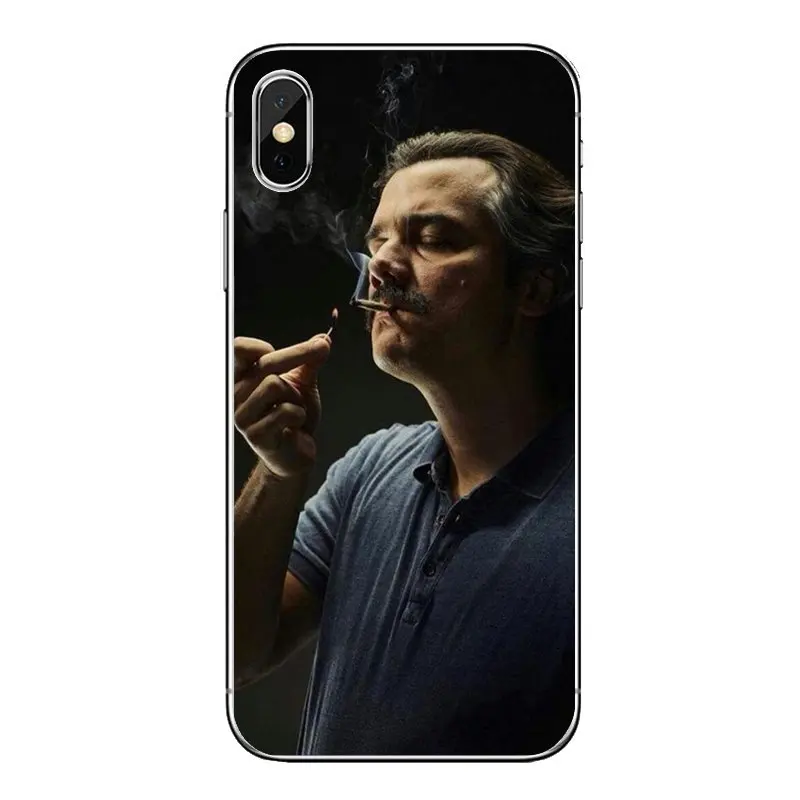 For iPod Touch iPhone 4 4S 5 5S 5C SE 6 6S 7 8 X XR XS Plus MAX Pablo Escobar Transparent Soft Cases Covers |