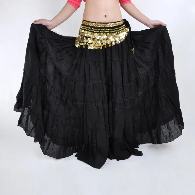 Женское льняное платье для йоги юбка танца живота костюмы однотонный Цыганский