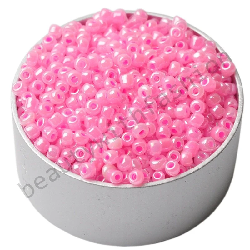 Модные круглые стеклянные бусины ярких цветов 3 мм 1000 шт./лот сделай сам/ручная