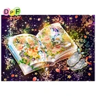 DPF Diy алмазная живопись Алмазная вышивка цветок книга Алмазная вышивка домашнее украшение живопись