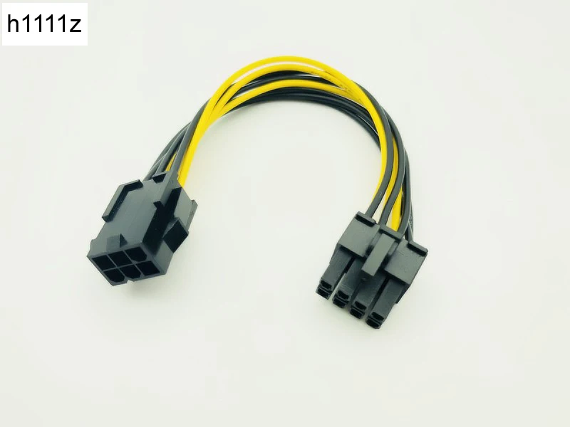 Кабель PCI Express с 6 контактами на 8 контактов и 20 см для видеокарты процессора PCIE E