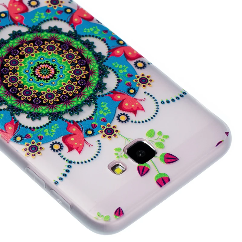 Роскошные мягкие Матовые чехлы из ТПУ с изображением цветов бабочек для Samsung Galaxy