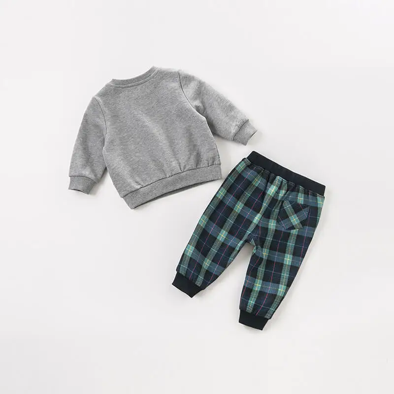 DB8439 dave bella autumn baby boys clothes infant toddler clothing sets kids outfits children hight quality suits | Детская одежда и