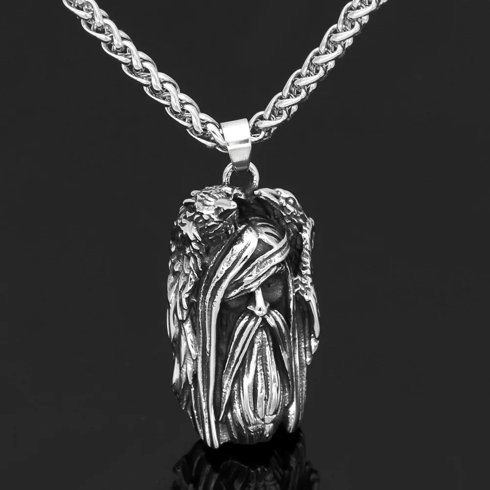 Скандинавский Викинг амулет odin лицо Волка Гери и Фреки Амулет ожерелье из