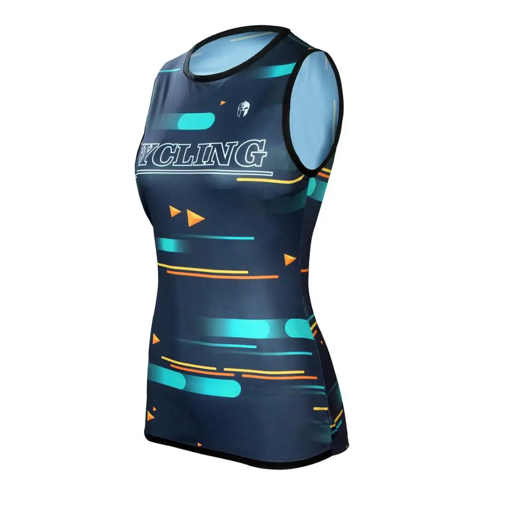 Женская велосипедная плотная жилетка базовый слой летняя одежда для