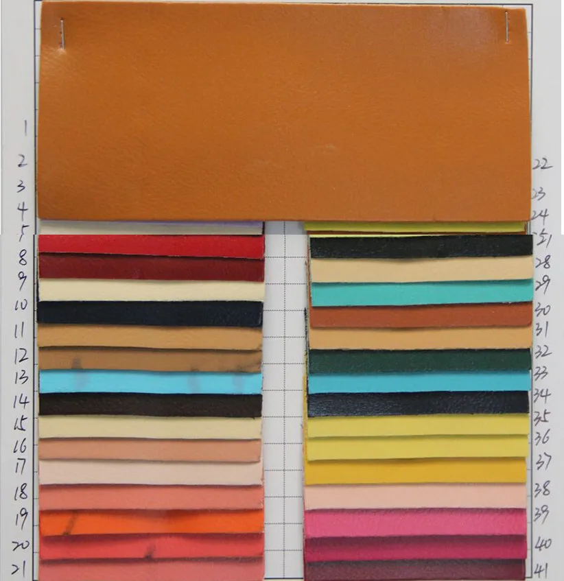 factory wholesale synthetic PVC leather Buffalo grain fabric/ many colors/ free shipping/ cheap price material | Дом и сад
