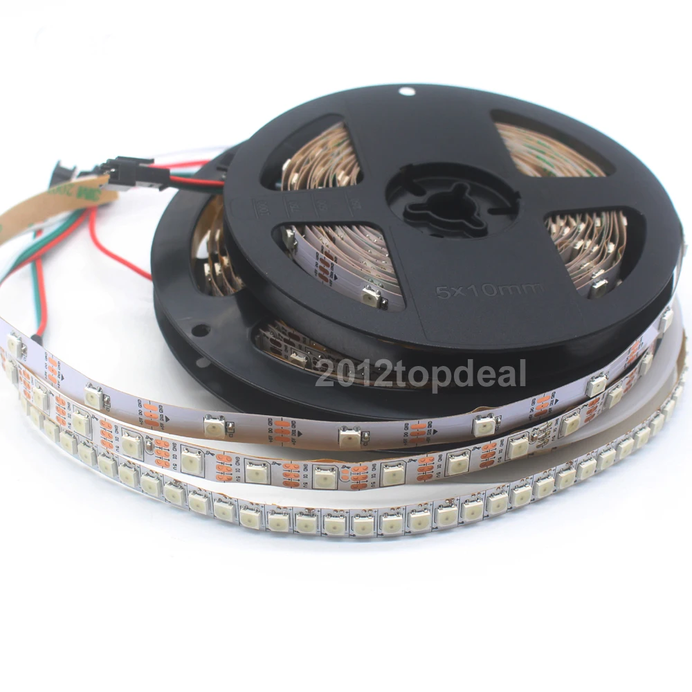 Светодиодная лента WS2812B 5050 RGB 5 м 150 300 светодиодов 144 30 светодиодов/м