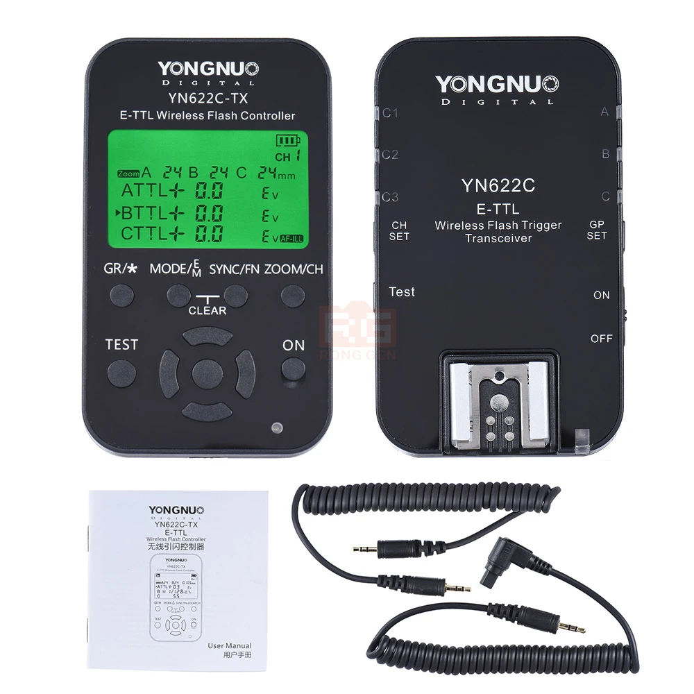 Комплект Yongnuo YN 622C беспроводной контроллер вспышки ETTL HSS 1/8000S + приемопередатчик