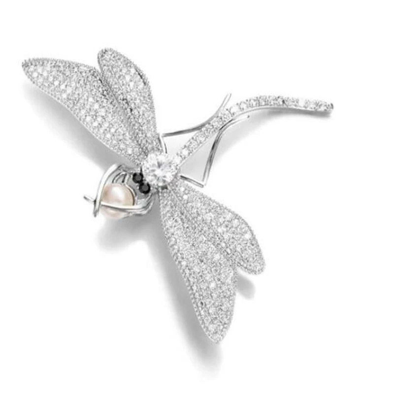 Женская винтажная брошка LuxJuly в виде насекомых и жемчуга|Броши| |