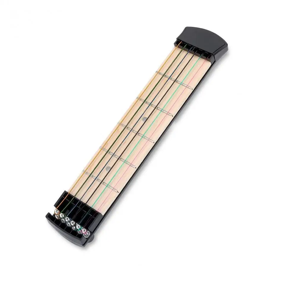 Карманная гитара 6 ладов портативная Детская аккорд гаджет для начинающих