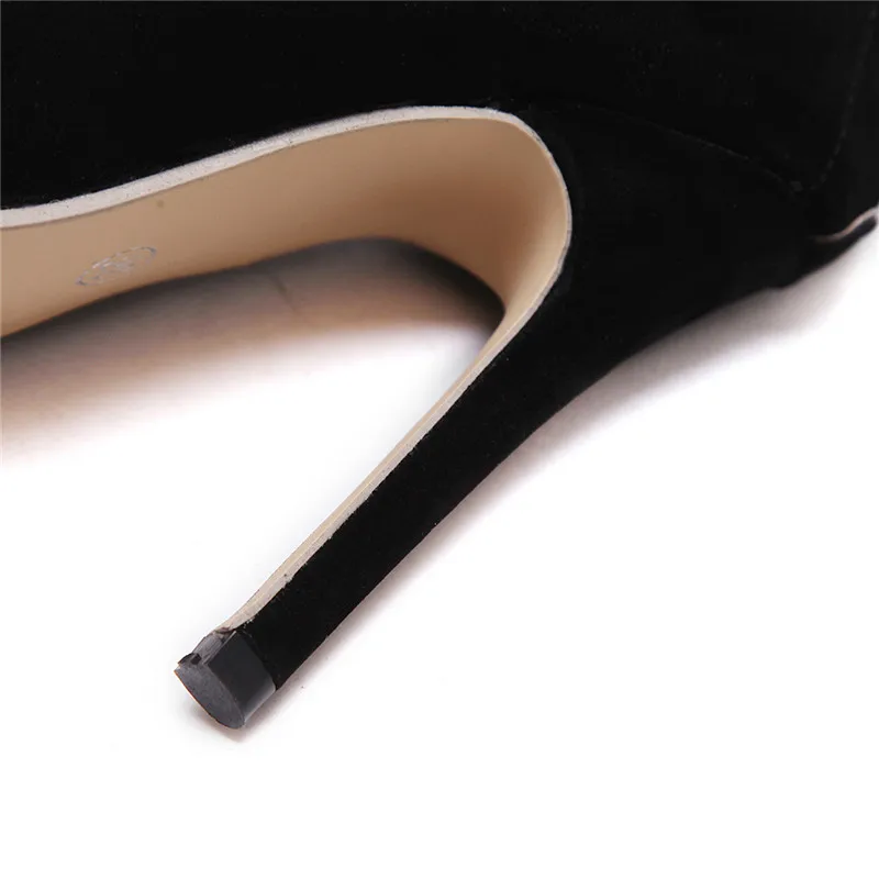 KARINLUNA Brand New Big Size 40 Cross Tied Zip Ladies High Heels Hollow Shoes Woman Casual Party Sexy Summer Over The Knee Boots