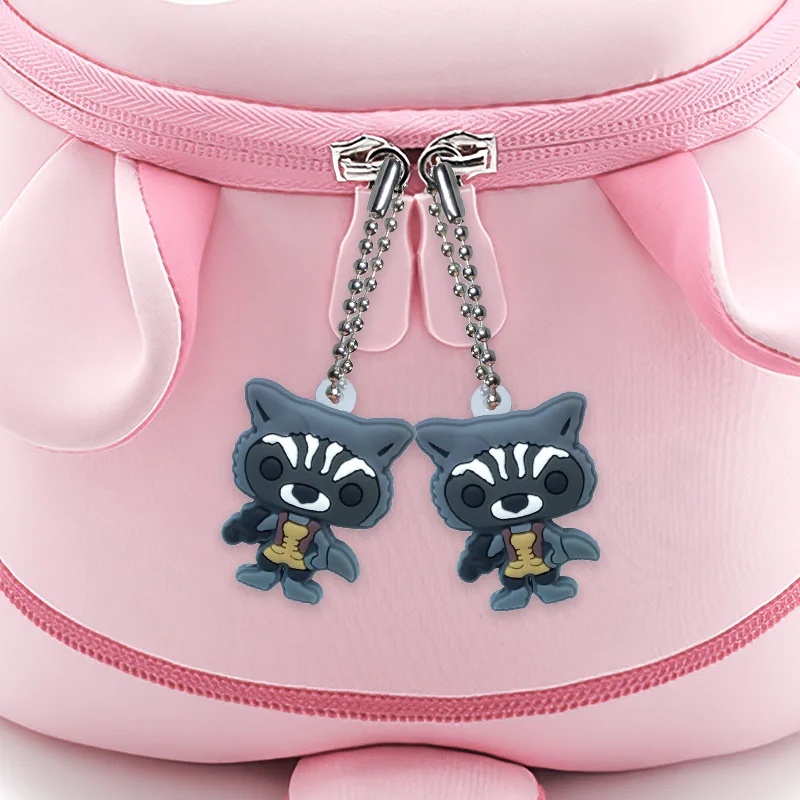 1 шт. ПВХ брелок мультяшная фигурка металлический шар цепочка для ключей шаровая цепь Рождественский подарок подвески безделушки