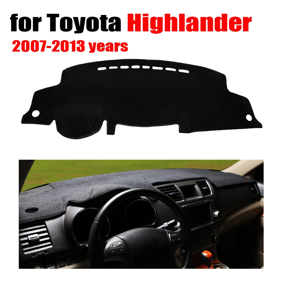 Коврик для приборной панели автомобиля TOYOTA HIGHLANDER 2007 2013 лет левый коврик чехлы