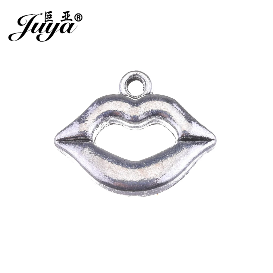 JUYA высокое качество рот Форма Подвески ремесла для браслета ожерелье DIY 17.5x2 2/14x17