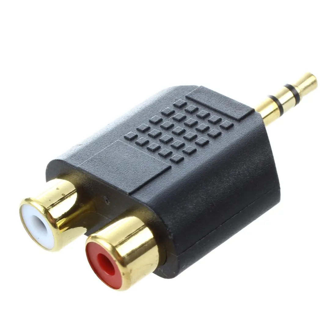 2x RCA Женский до 1x3 5 мм штекер аудиосигнала адаптер|phono|phono rcaphono jack |