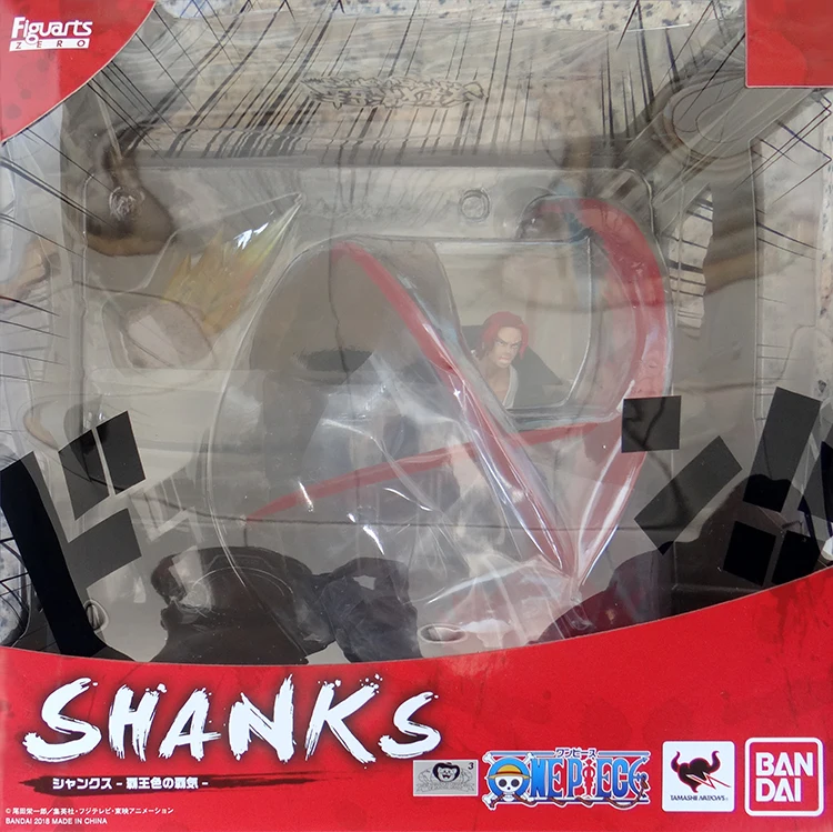 PrettyAngel-Подлинная Bandai Tamashii Наций Figuarts ZERO ONE PIECE Shanks-Haoh Color Haki-коллекция фигурок |