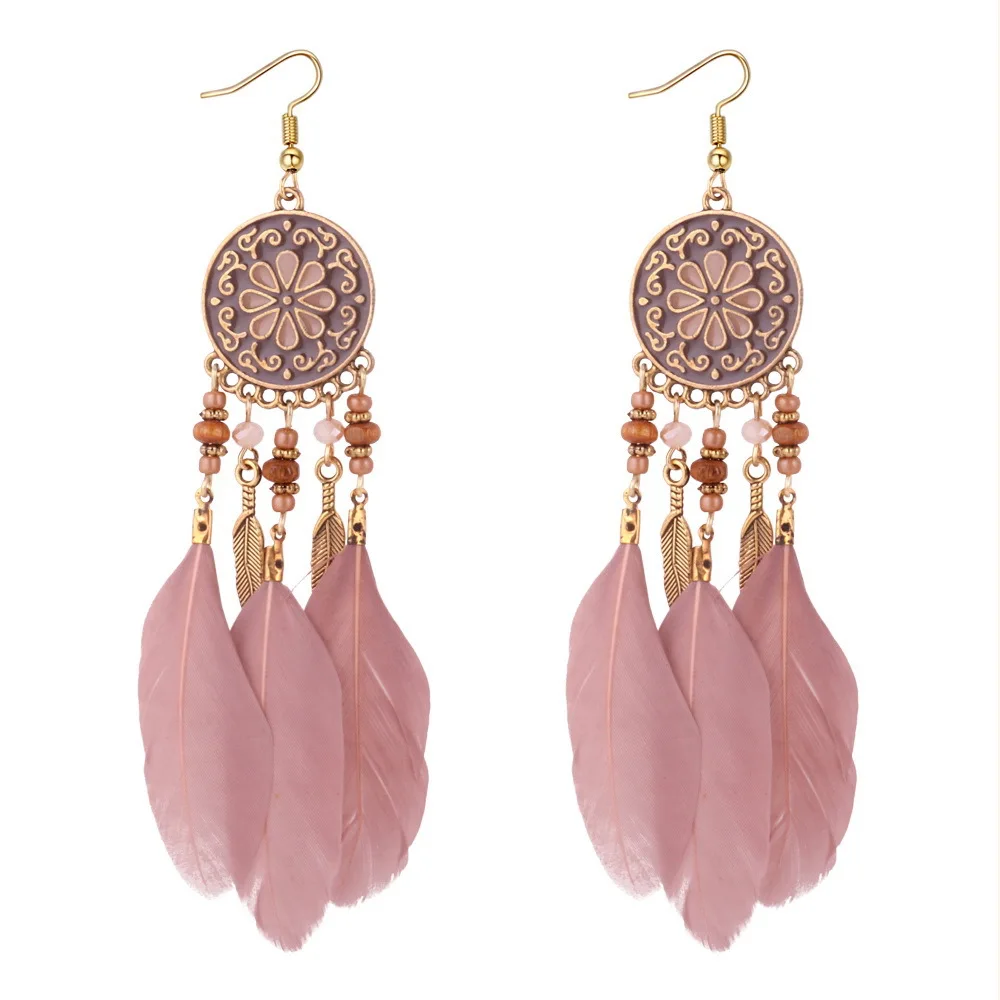 Серьги с бахромой в богемном стиле ювелирные изделия и аксессуары модные серьги