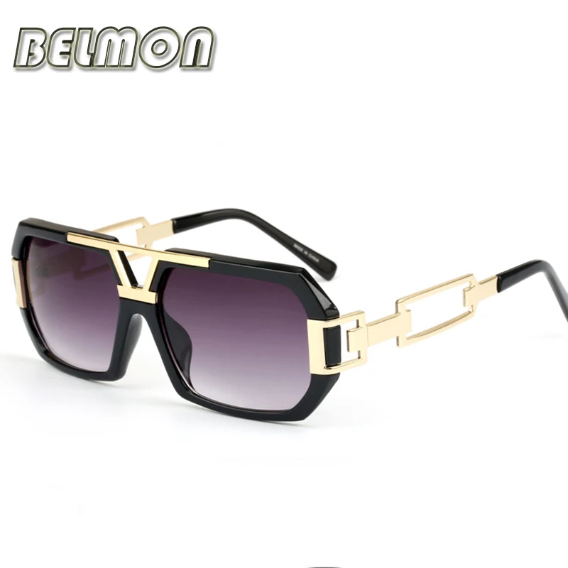 

Fashion Sunglasses Men Women 2018 Luxury Brand Designer Sun Glasses For Male Ladies Gradient UV400 Retro Oculos RS164
