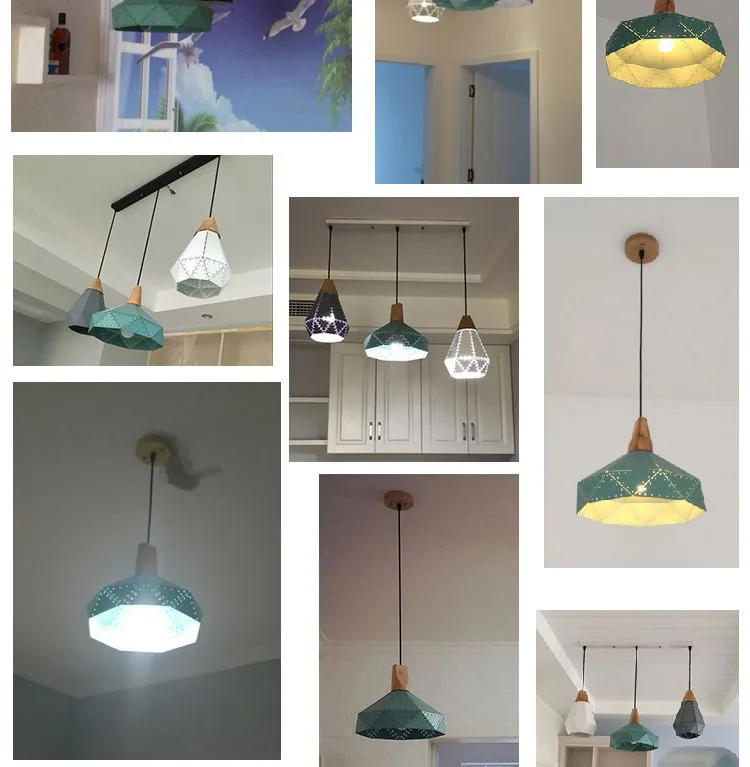 Скандинавская Подвесная лампа в стиле лофт современный скандинавский