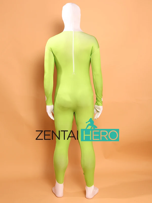 Зеленый Смокинг ZentaiHero карнавальный костюм из лайкры зентай для костюмированной