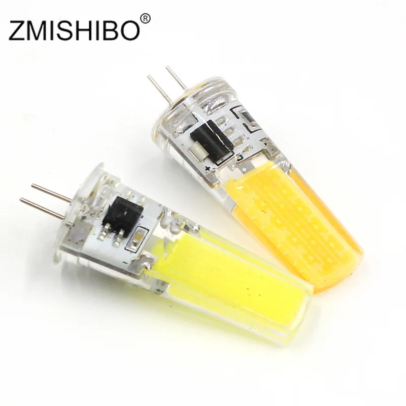 ZMISHIBO, 5 шт., теплый/холодный белый светодиодный COB G4/G9, ламповый светильник, силикагель, 220-240 В, ламповый диммер, COB, сменный, 30 Вт, галогенный светодиодный светильник