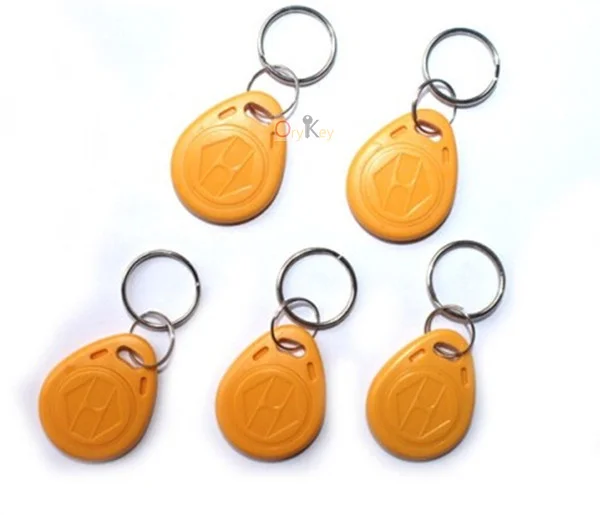 100 шт. разноцветные RFID Брелоки 125 кГц|rfid proximity|token keyrfid id |