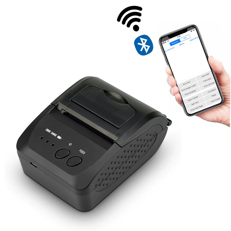 Дешево! JEPOD JP-5809LYA 58 мм USB Термальный чековый принтер Bluetooth беспроводной