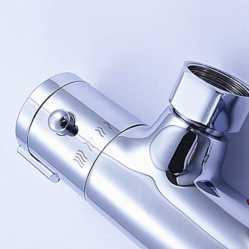 Высококачественный латунный хромированный настенный термостатический