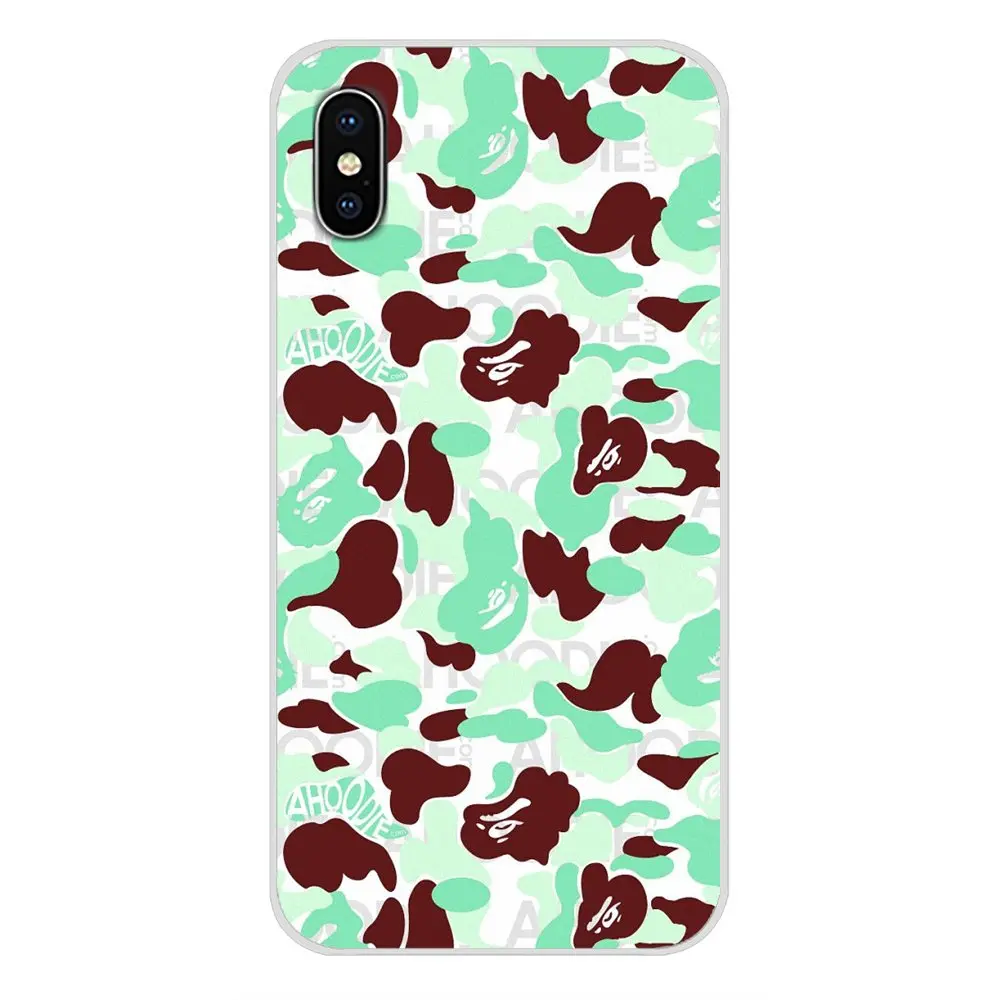 Розовый Армейский камуфляжный чехол для Apple iPhone X XR XS MAX 4 4S 5 5S 5C SE 6 6S 7 8 Plus ipod touch