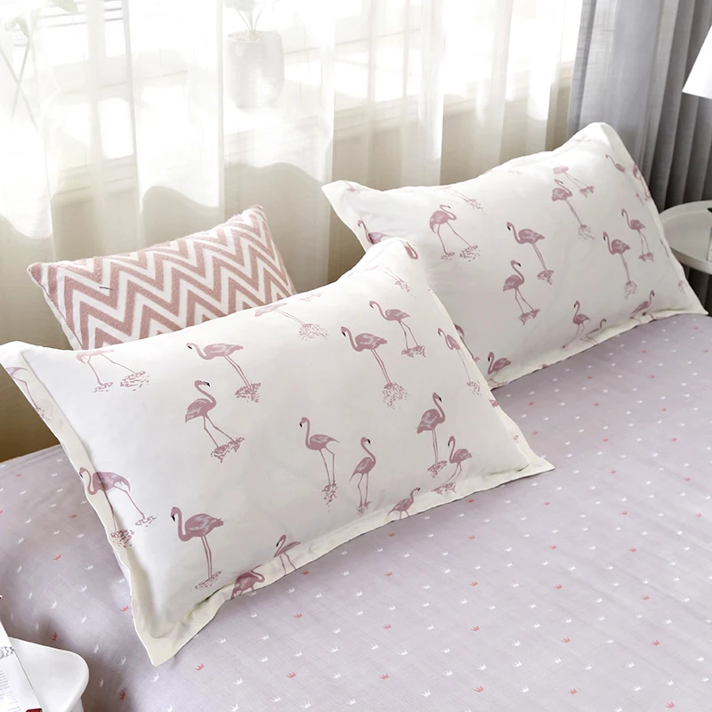 2018 Розовый фламинго Бежевый Покрывало для кровати полиэстер микрофибра