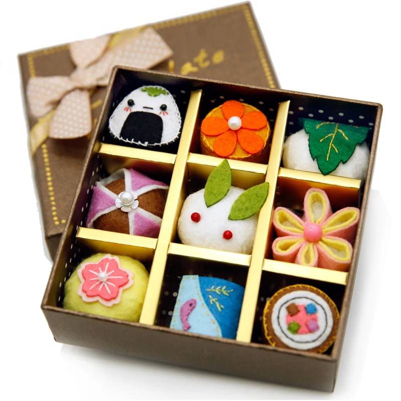 Special Pastry Box Free Cutting Manual Work Felt DIY Package Handmade Sewing Small Cake For Bedroom Desk Decor Size 12X12CM | Дом и сад