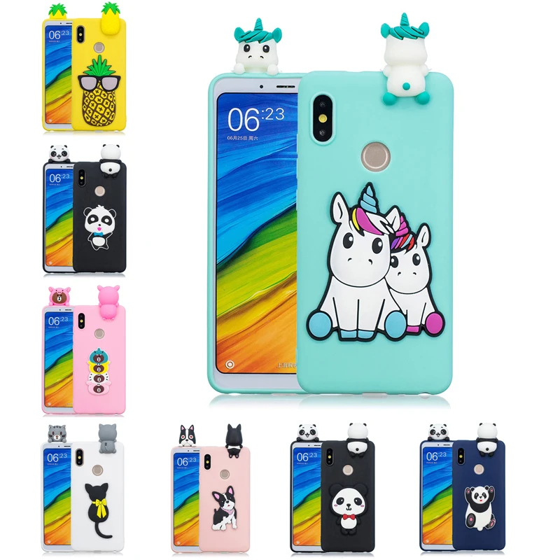Мягкий Силиконовый ТПУ чехол 3D для Xiaomi Redmi Note 7 чехлы милые Мультяшные с рисунком 5