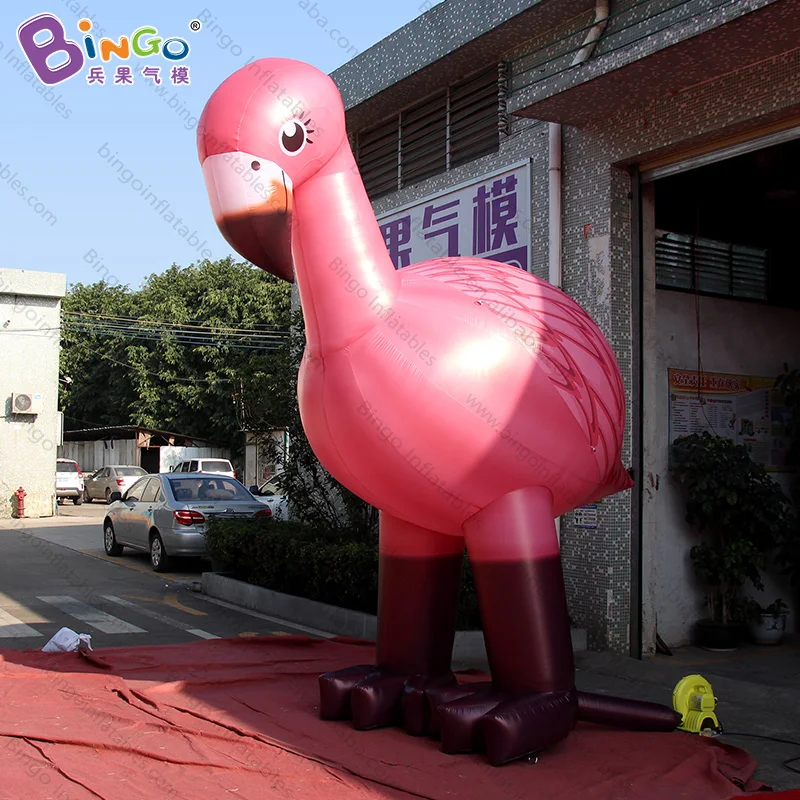 Персонализированный гигантский надувной фламинго высотой 13 футов 4 м розовые