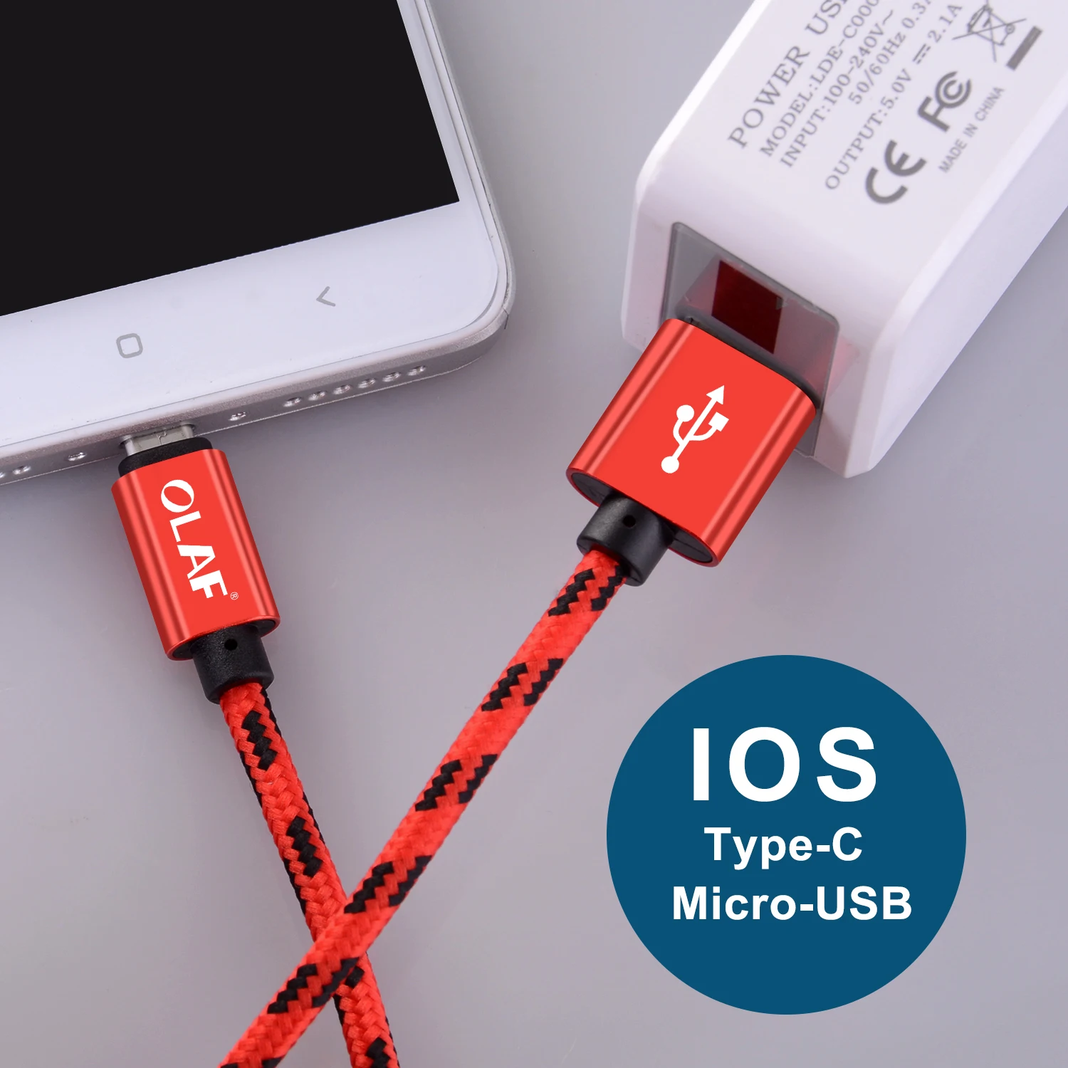 OLAF 2.1A 1 м 2 Micro USB кабель для Xiaomi Redmi Note 5 Pro 4 Быстрая зарядка зарядное устройство Дата