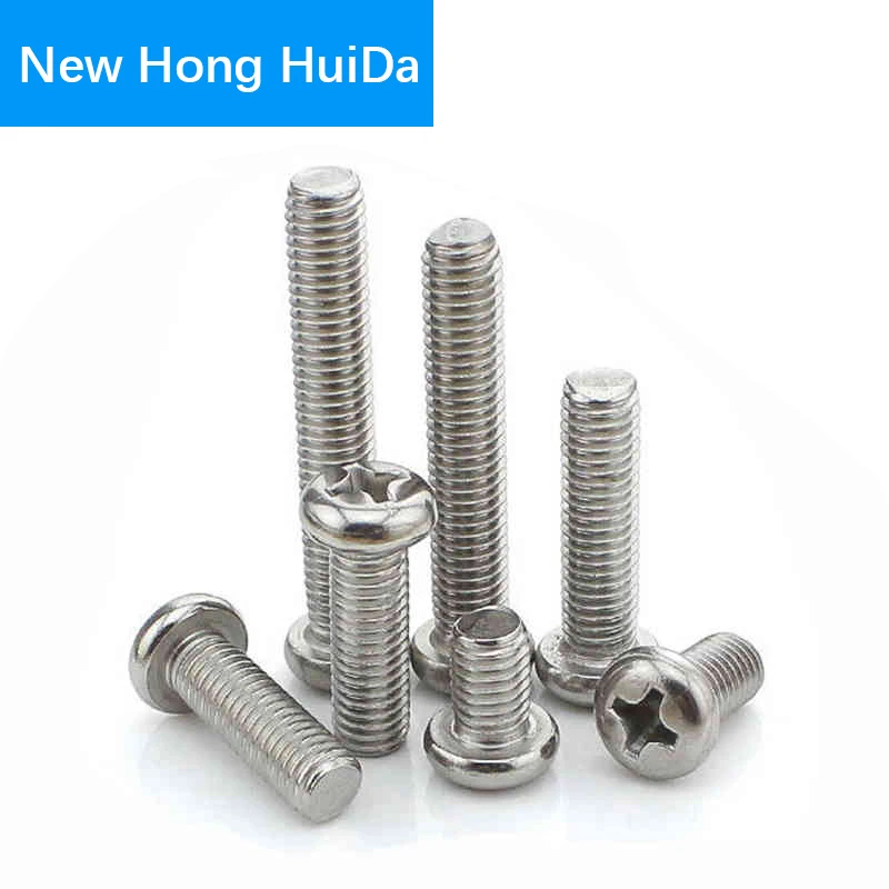 

Phillips Pan Round Head Cross Recessed Small Screw Thread Metric Machine Bolt 304 Stainless Steel M1 M1.2 M1.4 M1.7