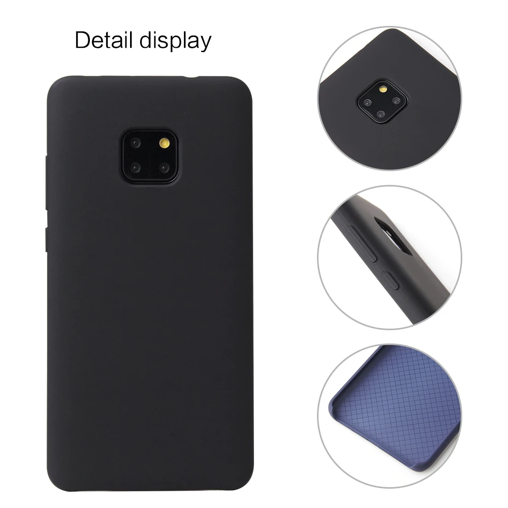 Для huawei mate 20 Pro Чехол Мягкий силиконовый удобный кожаный защитный чехол на заднюю