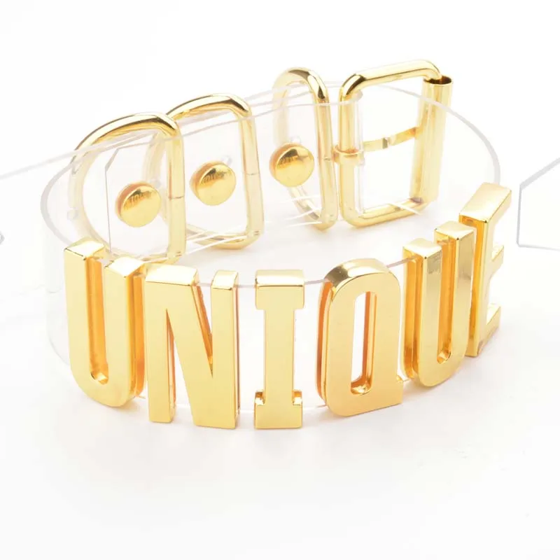 Ручная работа персонализированное Золотое слово чокер для женщин девочек