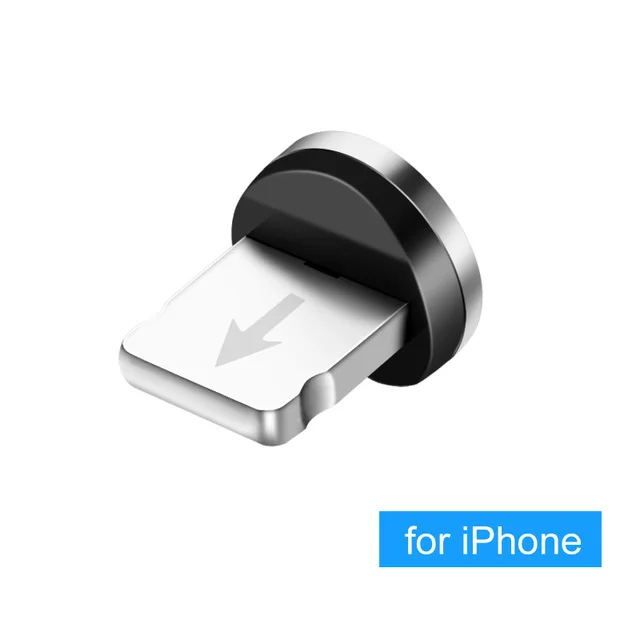 Светодиодный светящийся потока Магнитный USB кабель для передачи данных для iPhone X Xs Max Магнит Micro Тип usb C провод для Samsung Galaxy S9 S10 A50 Xiaomi huawei - Цвет: 8Pin Connector