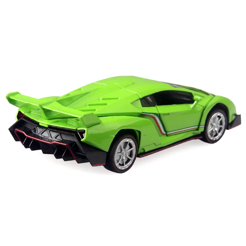 Модель автомобиля Veneno из металлического сплава 16 см 3 цвета|alloy car|pull backdiecast models |
