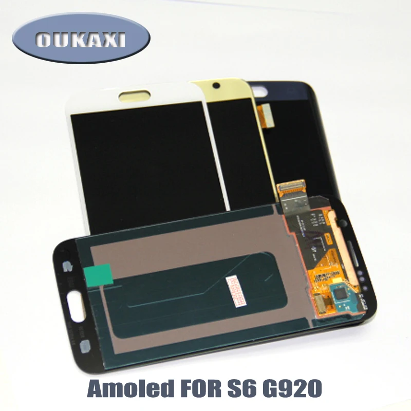 for samsung s6 G920 lcd For Samsung galaxy S6 display touch screen digitizer G920i G920P G920f G920V G920A G920W8|Экраны для